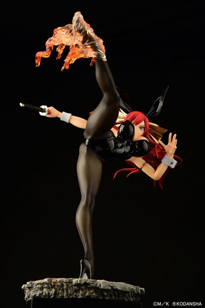 Erza Scarlet High Kick Black Bunny Ver. Orca Toys