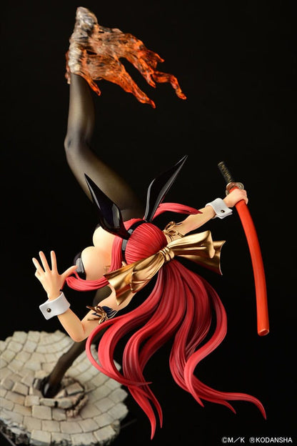 Erza Scarlet High Kick Black Bunny Ver. Orca Toys
