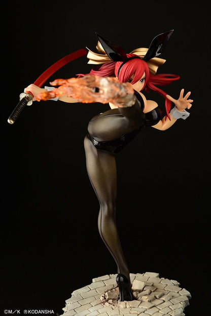 Erza Scarlet High Kick Black Bunny Ver. Orca Toys