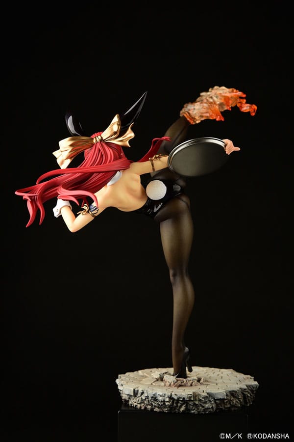 Erza Scarlet High Kick Black Bunny Ver. Orca Toys