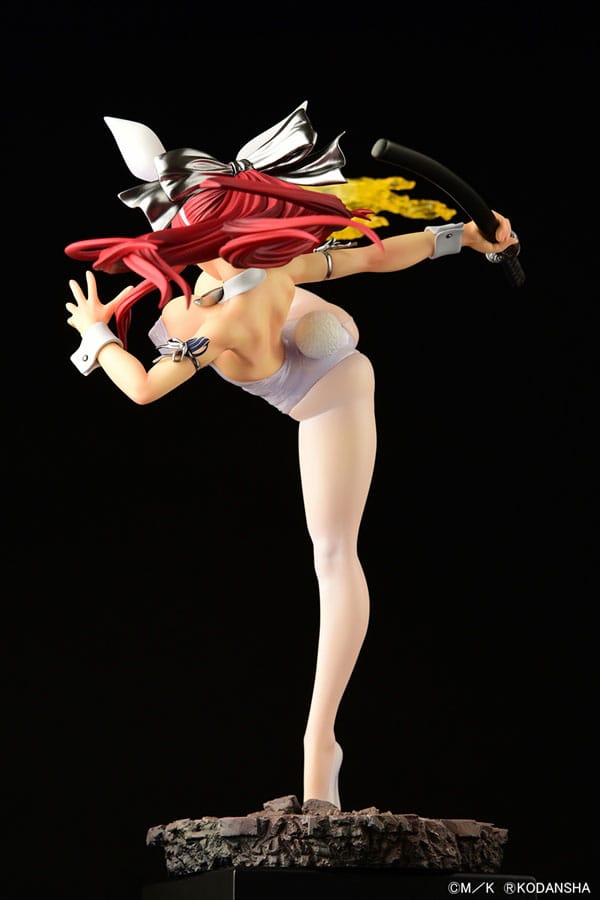 Erza Scarlet High Kick White Bunny Ver. Orca Toys