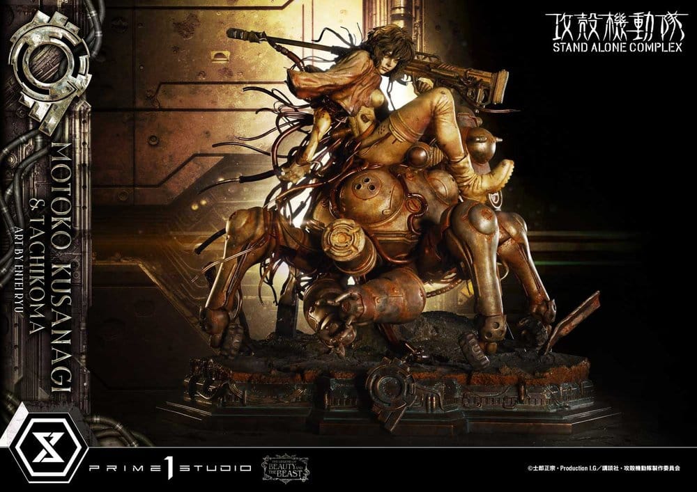 Ghost in the Shell Stand Alone Complex The Legend of Beauty and the Beast Statue Motoko Kusanagi & Tachikoma Art by Entei Ryu Bonus Version - Anime Figuren günstig kaufen