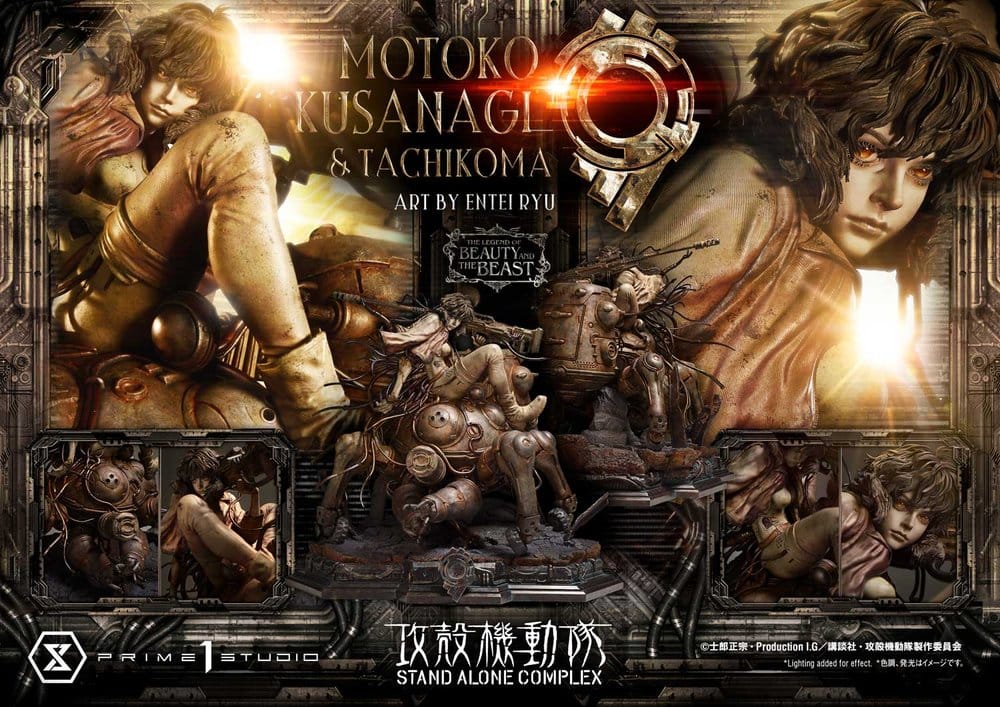 Ghost in the Shell Stand Alone Complex The Legend of Beauty and the Beast Statue Motoko Kusanagi & Tachikoma Art by Entei Ryu Bonus Version - Anime Figuren günstig kaufen