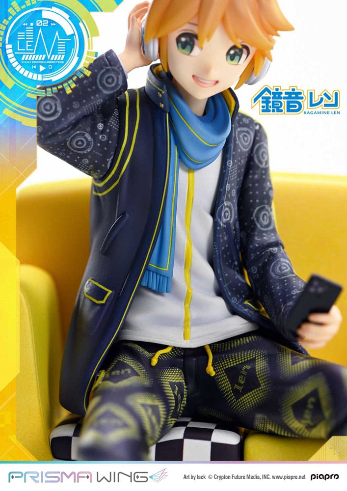 Vocaloid Piapro Characters Prisma Wing PVC Statue 1/7 Kagamine Len (Art by lack) 18 cm