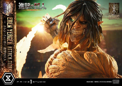 Attack on Titan (TV animation) Ultimate Diorama Masterline Statue Eren Yeager Attack Titan Bonus Version - Anime Figuren günstig kaufen