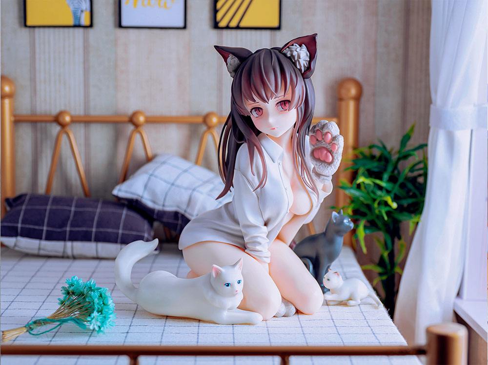 Original Character PVC Statue Koyafu Catgirl Mia - Anime Figuren günstig kaufen