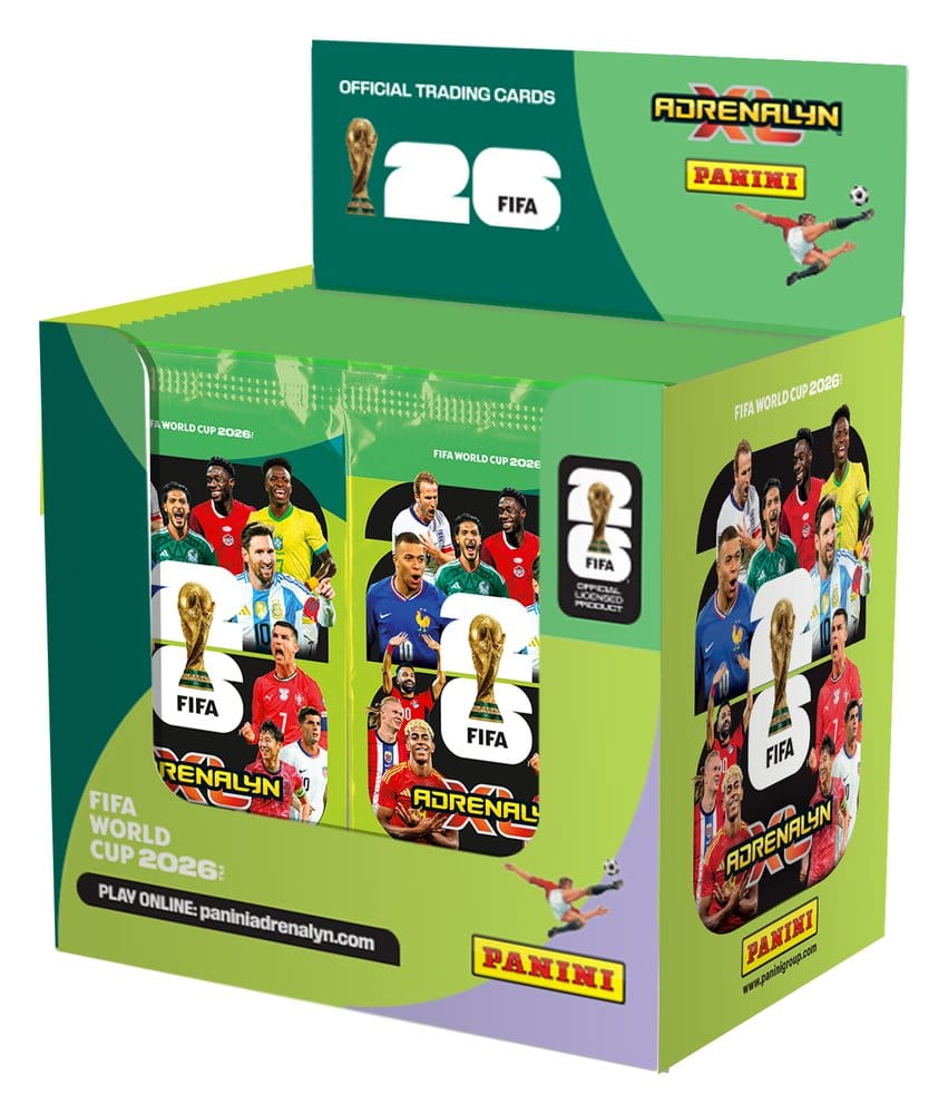 Panini FIFA World Cup 2026 Trading Cards Flow Pack Box (50) - Anime Figuren günstig kaufen