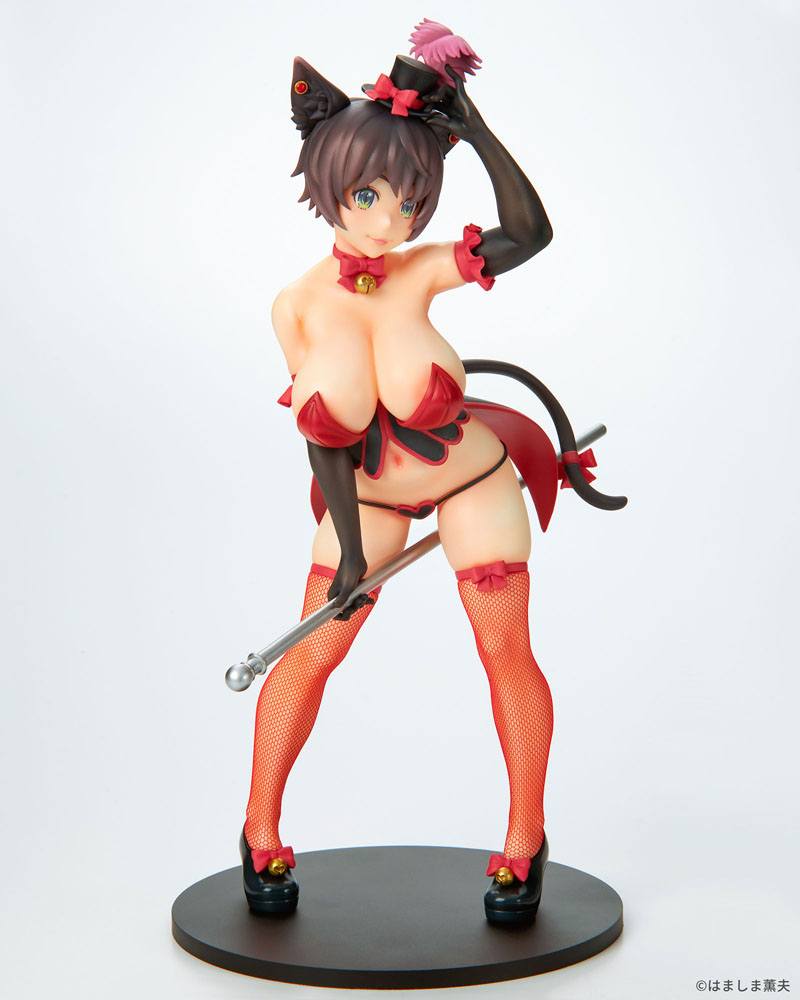 Burlesque Cat PVC Statue Bell Black Cat Ver. Q-Six - Anime Figuren günstig kaufen