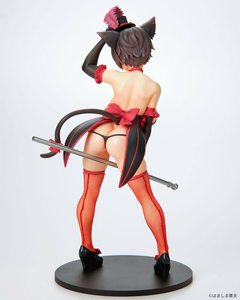 Burlesque Cat PVC Statue Bell Black Cat Ver. Q-Six - Anime Figuren günstig kaufen