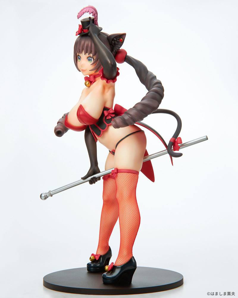 Burlesque Cat PVC Statue Bell Black Cat Ver. Q-Six - Anime Figuren günstig kaufen