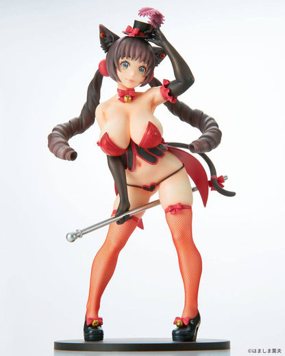 Burlesque Cat PVC Statue Bell Black Cat Ver. Q-Six - Anime Figuren günstig kaufen