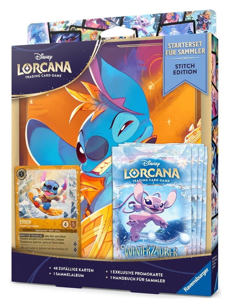 Disney Lorcana TCG Starterset für Sammler Stitch Edition *Deutsche Edition* - Anime Figuren günstig kaufen