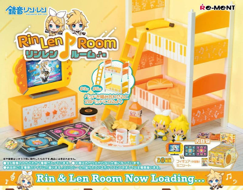 Rin Len Room Display Minifiguren Hatsune Miku Re-Ment - Anime Figuren günstig kaufen