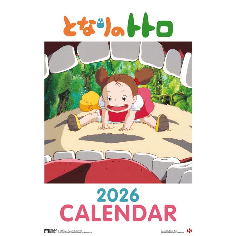 Mein Nachbar Totoro Kalender 2026 *Englische Version* - Anime Figuren günstig kaufen