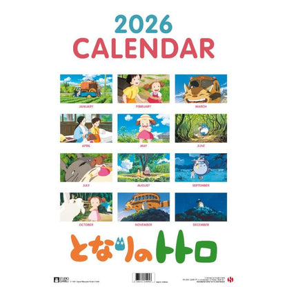 Mein Nachbar Totoro Kalender 2026 *Englische Version* - Anime Figuren günstig kaufen