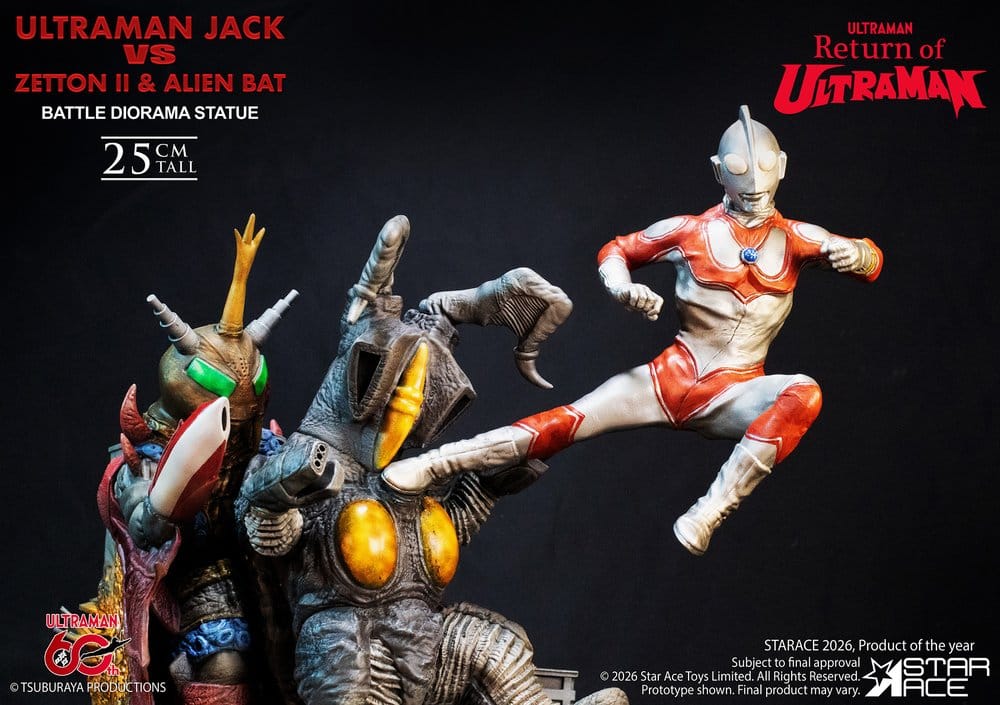 Return of Ultraman Diorama Ultraman Jack vs Zetton II & Alien Bat Battle scene - Anime Figuren günstig kaufen