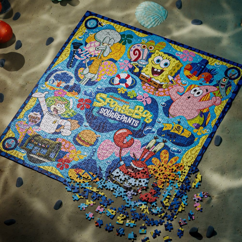 SpongeBob Schwammkopf Multi-Dimensionales Puzzle (1000 Teile) - Anime Figuren günstig kaufen