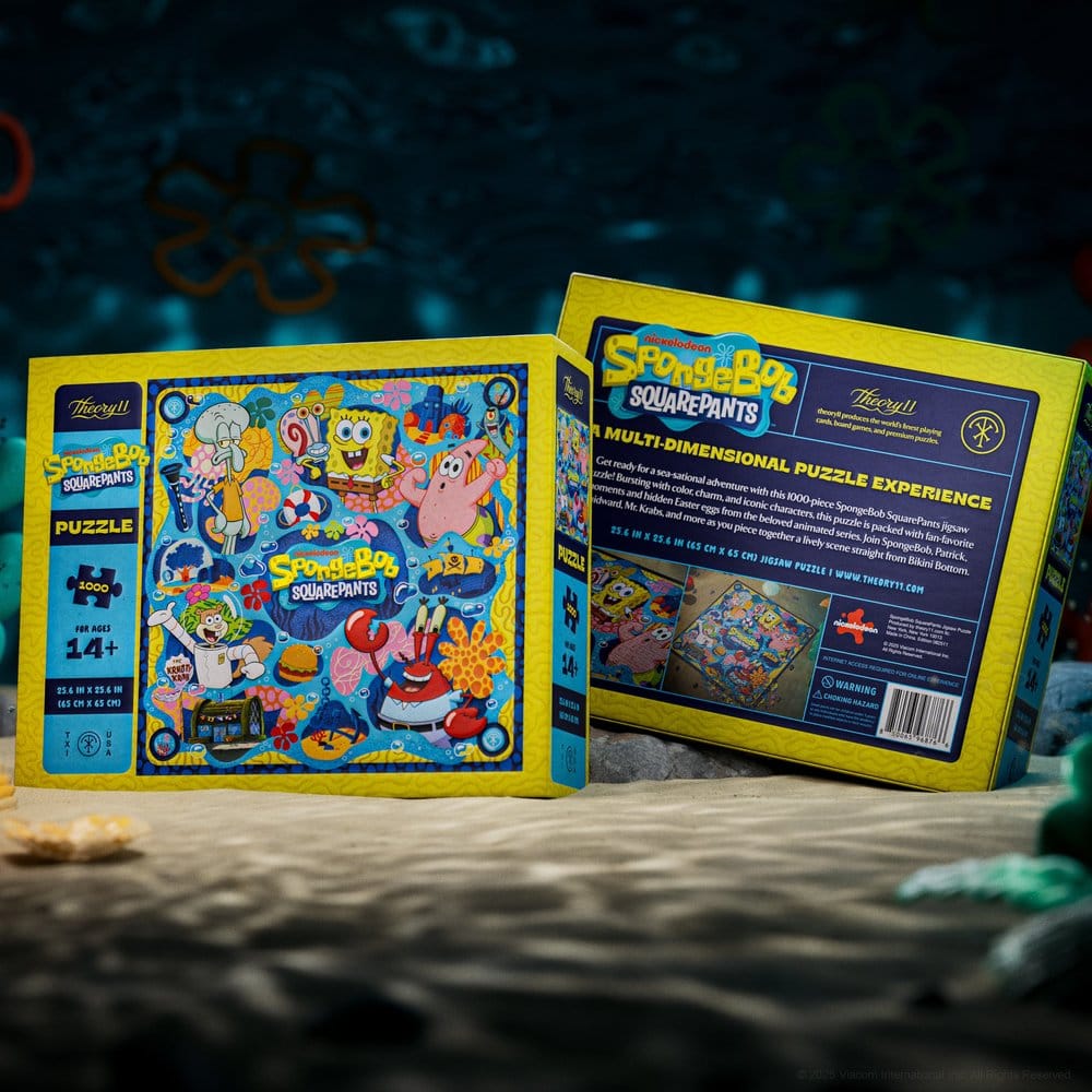 SpongeBob Schwammkopf Multi-Dimensionales Puzzle (1000 Teile) - Anime Figuren günstig kaufen
