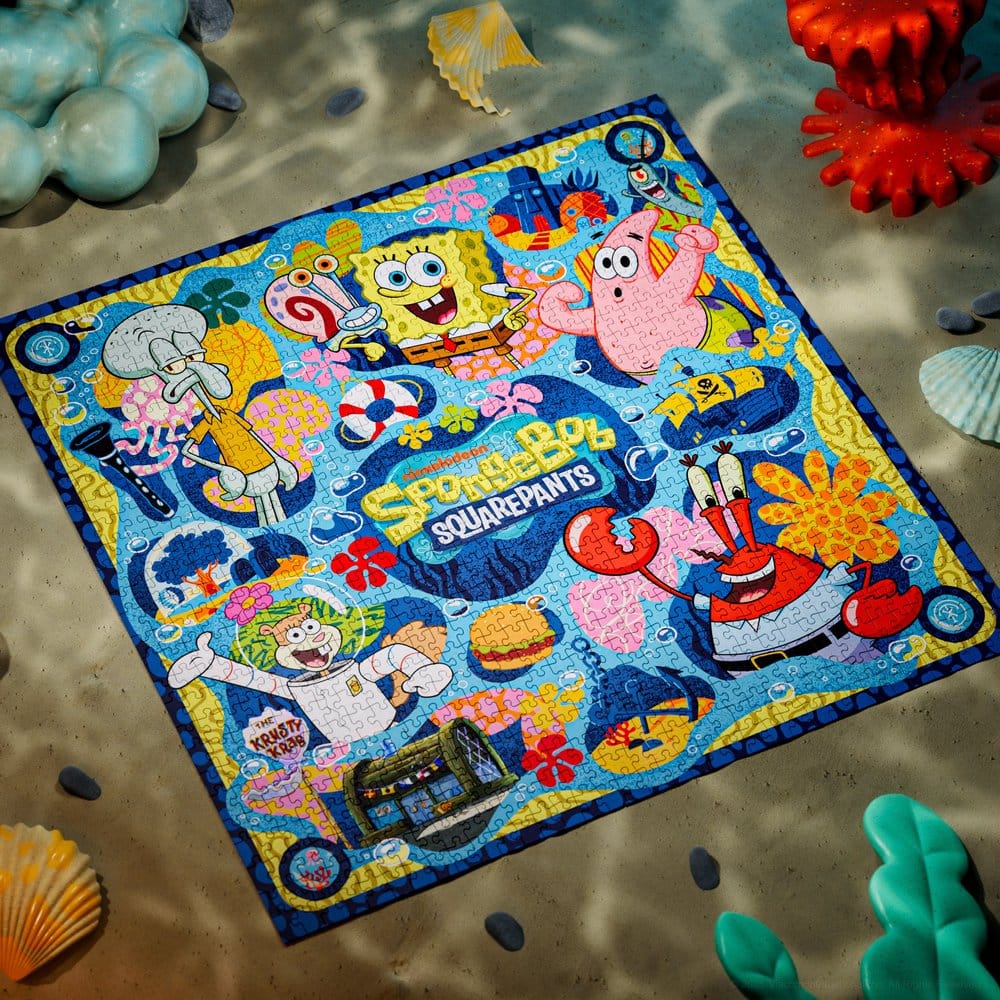 SpongeBob Schwammkopf Multi-Dimensionales Puzzle (1000 Teile) - Anime Figuren günstig kaufen