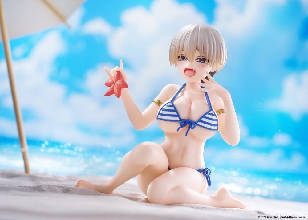 Uzaki-chan Wants to Hang Out! Desktop Cute PVC Figur Hana Uzaki (Swim wear Ver.) - Anime Figuren günstig kaufen