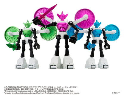Microman Legacysoul Actionfiguren 3er-Pack Acroyear 2 - Anime Figuren günstig kaufen