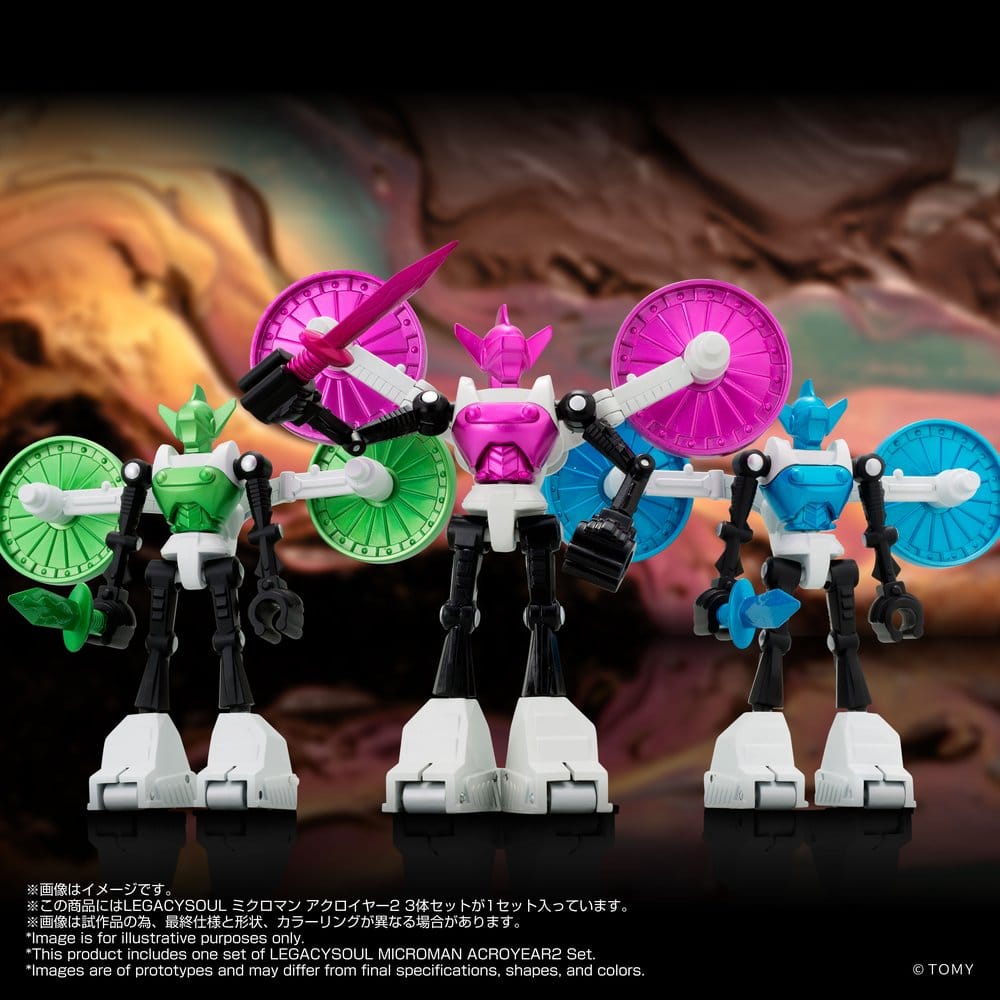 Microman Legacysoul Actionfiguren 3er-Pack Acroyear 2 - Anime Figuren günstig kaufen