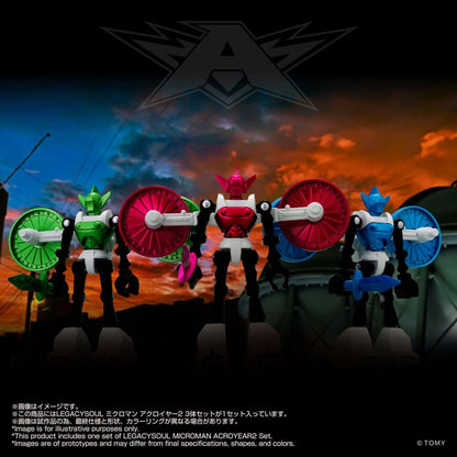 Microman Legacysoul Actionfiguren 3er-Pack Acroyear 2 - Anime Figuren günstig kaufen