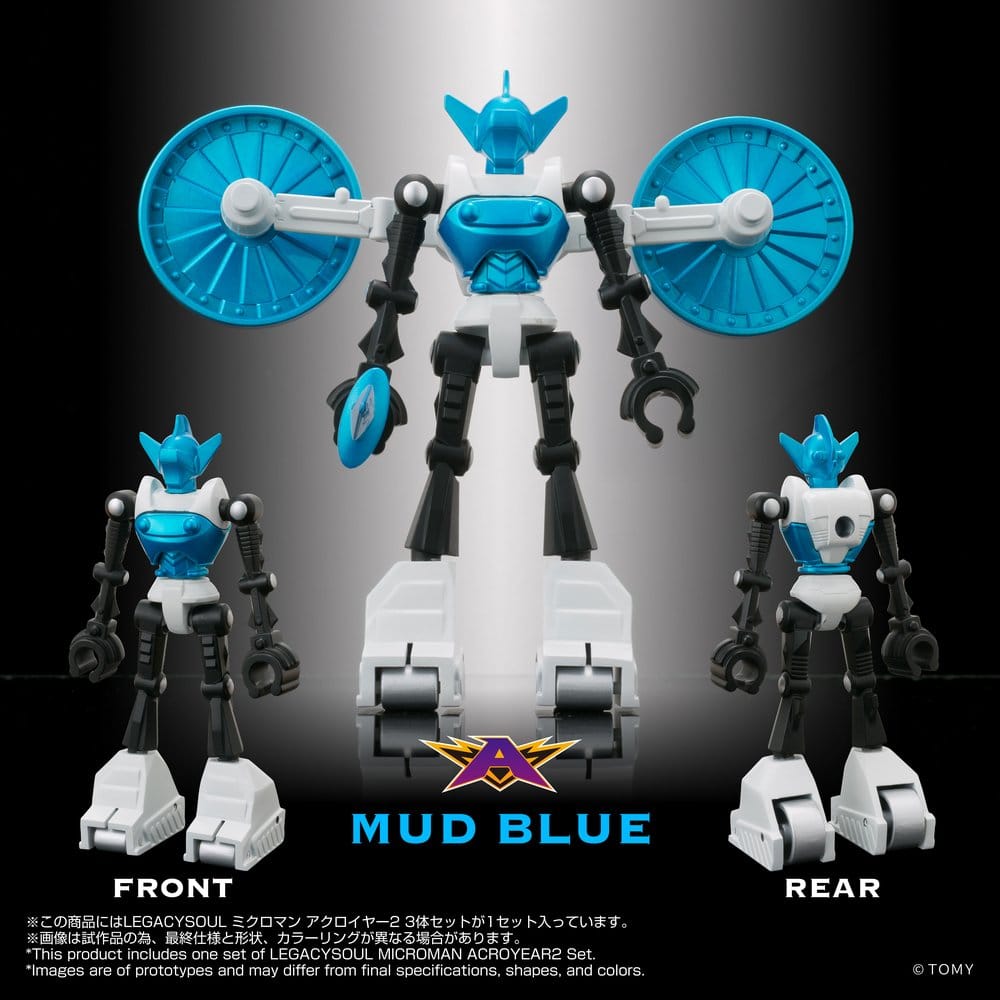 Microman Legacysoul Actionfiguren 3er-Pack Acroyear 2 - Anime Figuren günstig kaufen