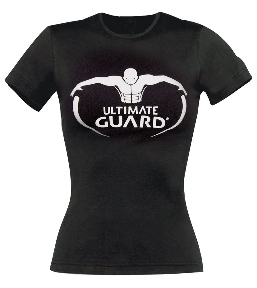 Ultimate Guard Girlie T-Shirt Logo Schwarz - Anime Figuren günstig kaufen