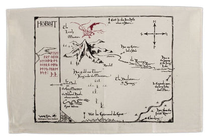 Der Hobbit Geschirrtuch Thorins Map - Anime Figuren günstig kaufen