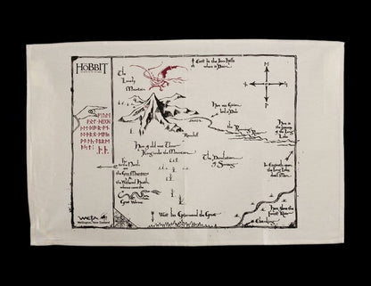 Der Hobbit Geschirrtuch Thorins Map - Anime Figuren günstig kaufen