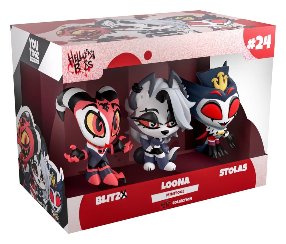 Helluva Boss Mini Tooz Minifiguren 3er-Pack Blitzo, Loona & Stolas - Anime Figuren günstig kaufen