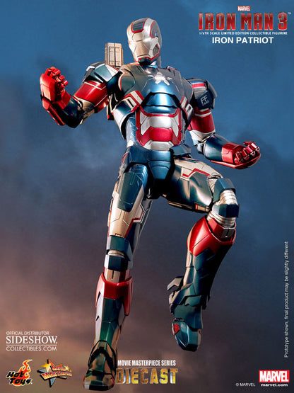Iron Patriot Movie Masterpiece Iron Man 3 Hot Toys