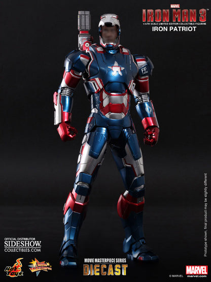 Iron Patriot Movie Masterpiece Iron Man 3 Hot Toys