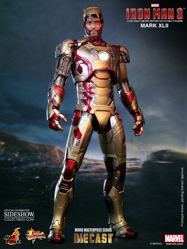 Iron Man Mark XLII Iron Man 3 MMS Diecast Hot Toys