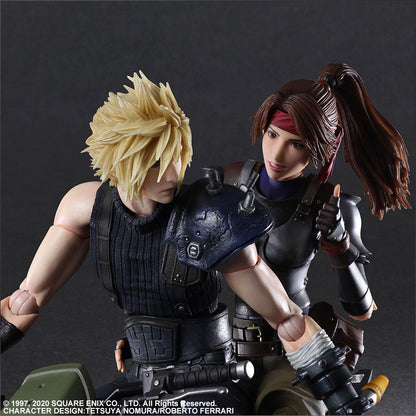 Jessie, Cloud & Bike - Play Arts Kai / Final Fantasy VII Remake