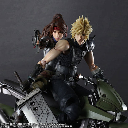 Jessie, Cloud & Bike - Play Arts Kai / Final Fantasy VII Remake