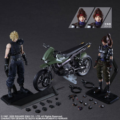 Jessie, Cloud & Bike - Play Arts Kai / Final Fantasy VII Remake