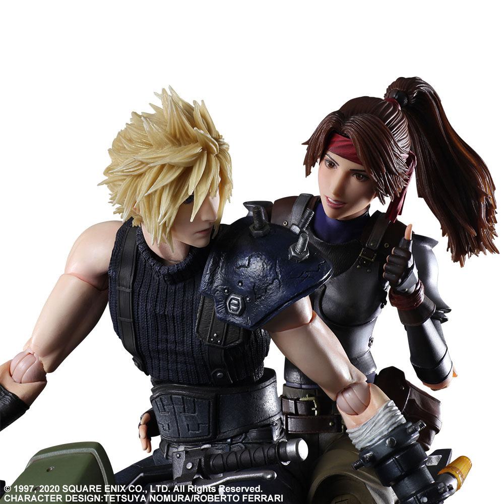 Jessie, Cloud & Bike - Play Arts Kai / Final Fantasy VII Remake